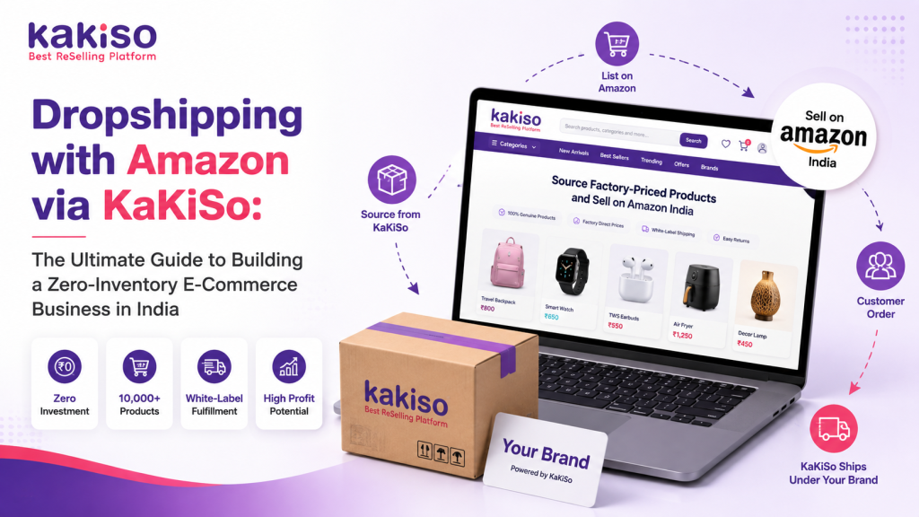Dropshipping with Amazon via KaKiSo: The Ultimate Guide to Building a Zero-Inventory E-Commerce Business in India