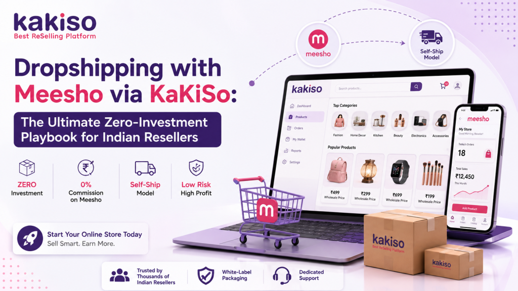 Dropshipping with Meesho via KaKiSo: The Ultimate Zero-Investment Playbook for Indian Resellers