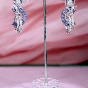 Noor Amethyst Party Wear Earrings