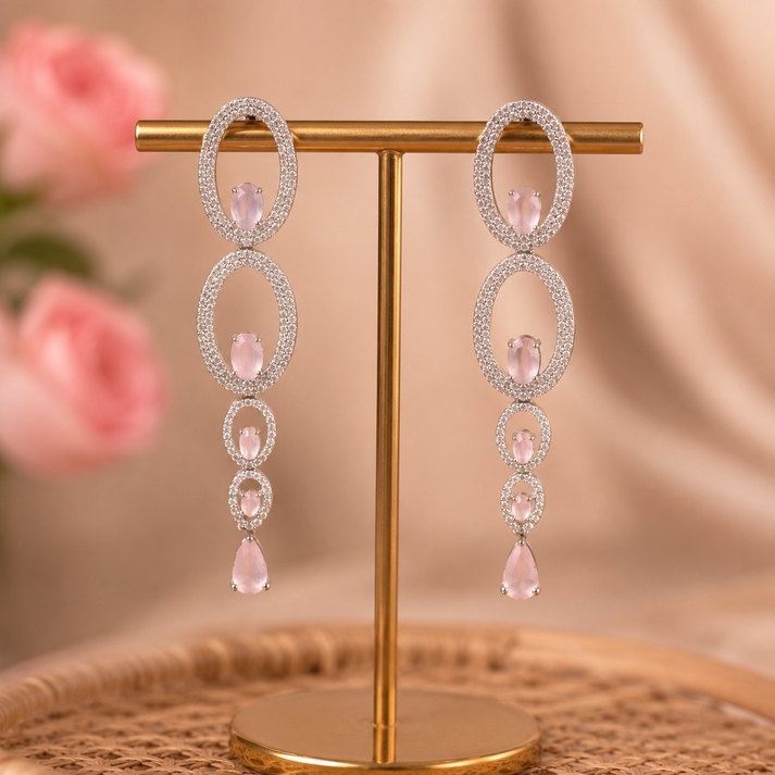 Chandni Veil Party Wear Earrings