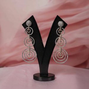 Moonlit Circle Earrings Party Wear Earrings Women