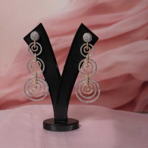 Moonlit Circle Earrings Party Wear Earrings Women