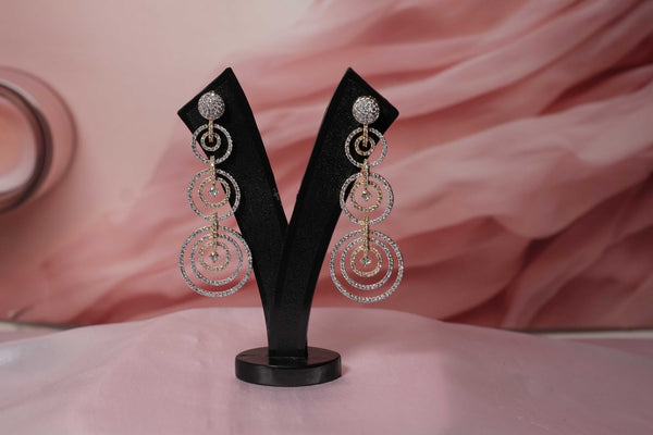 Moonlit Circle Earrings Party Wear Earrings Women