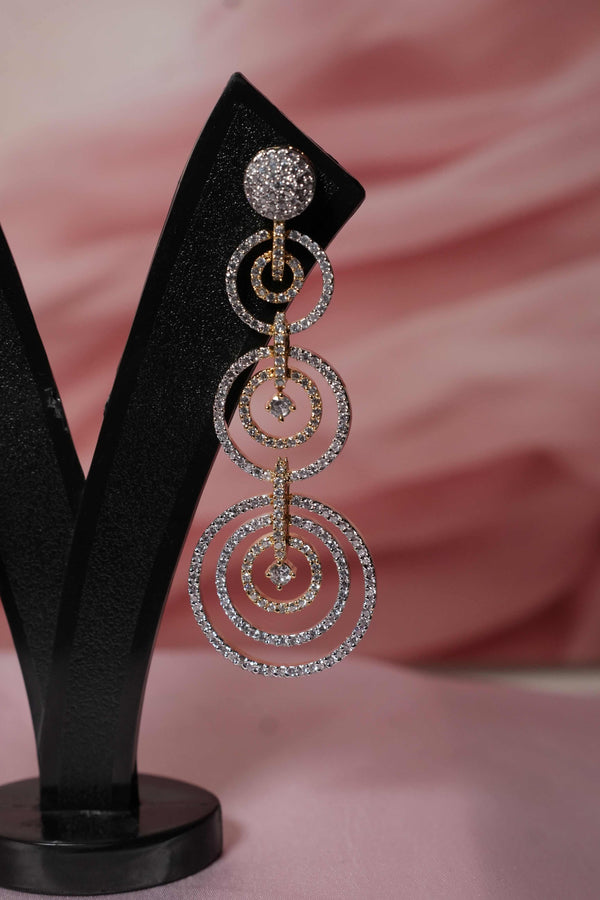Moonlit Circle Earrings Party Wear Earrings Women