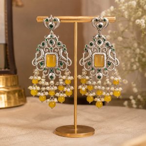 Rajsi Silver Danglers