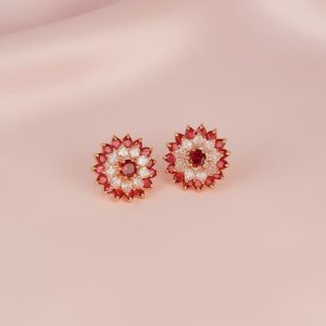 2 in One Flora Studs Earring