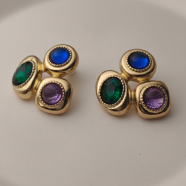 Cosmic Cluster Stud Earrings