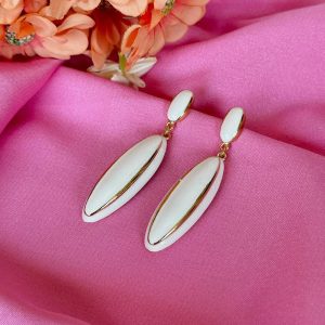 White Oval Drops