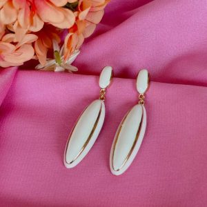 White Oval Drops