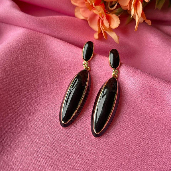 Black Oval Drops