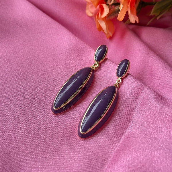 Regal Orchid Oval Drops