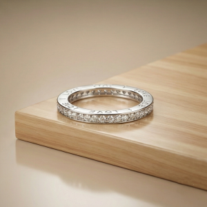 AGOR 925 Sterling Silver Love You Engraved Eternity Band Ring Jewellery for Women