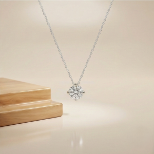 AGOR 925 Sterling Silver Classic Cushion Frame Solitaire Pendant Necklace Jewellery for Women