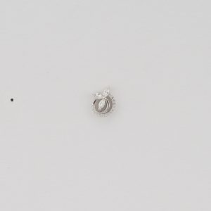 AGOR 925 Sterling Silver Floral Halo Circle Stud Earrings Jewellery for Women