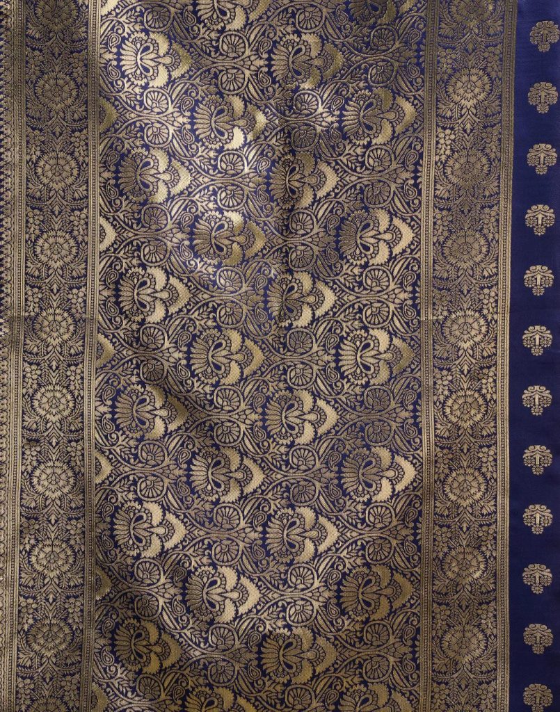 AXONIT Women's Silk Blend Banarasi Jacquard