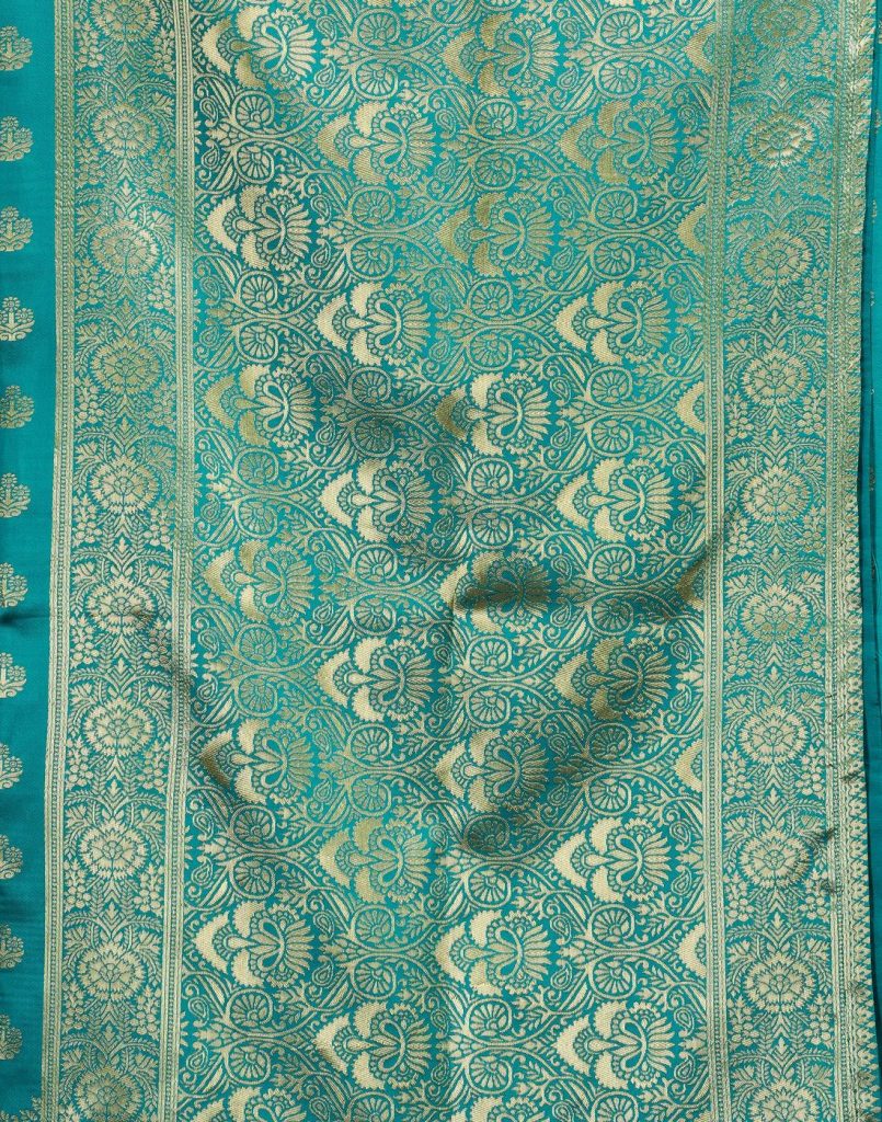 AXONIT Women's Silk Blend Banarasi Jacquard