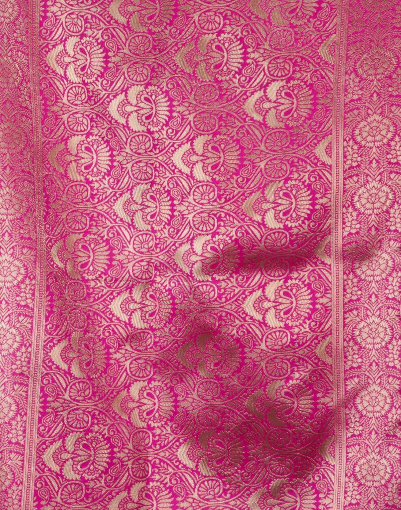 AXONIT Women's Silk Blend Banarasi Jacquard