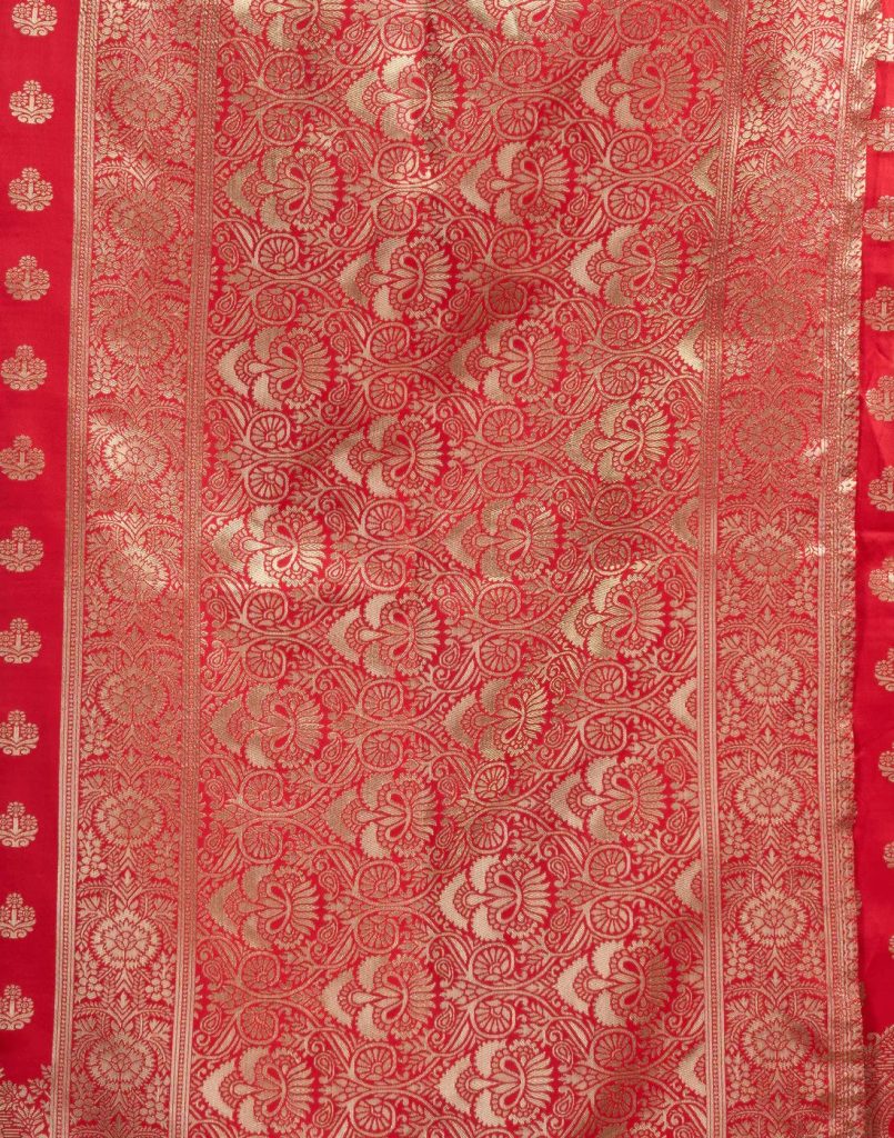 AXONIT Women's Silk Blend Banarasi Jacquard