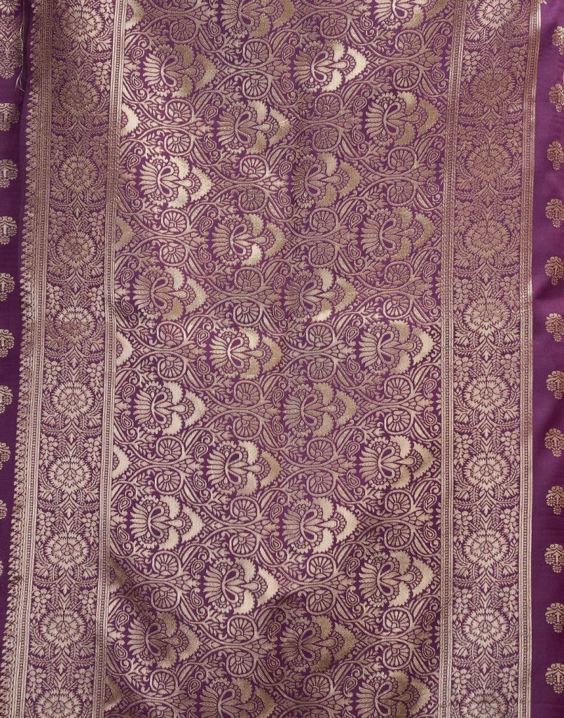 AXONIT Women's Silk Blend Banarasi Jacquard