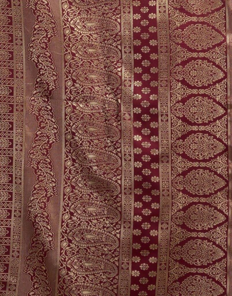 AXONIT Women's Silk Blend Banarasi Jacquard