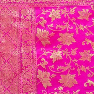 AXONIT Women's Silk Blend Banarasi Jacquard