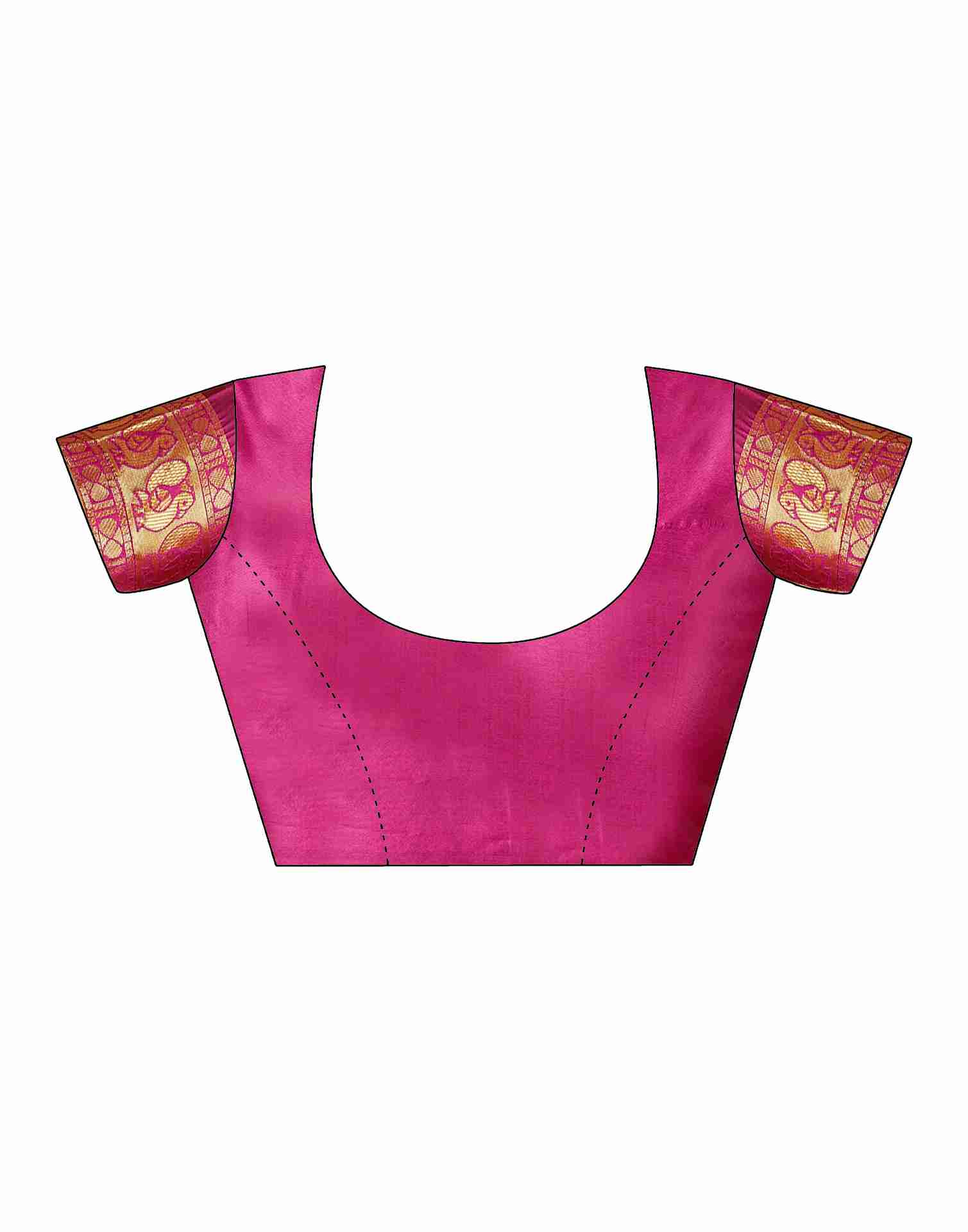 AXONIT Women's Silk Blend Banarasi Jacquard