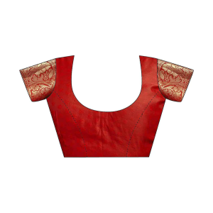 AXONIT Women's Silk Blend Banarasi Jacquard Floral