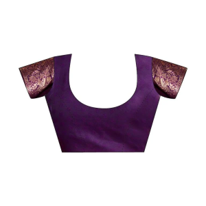 AXONIT Women's Silk Blend Banarasi Jacquard Floral