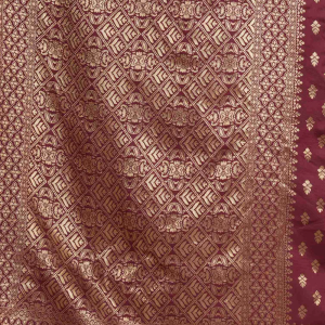 AXONIT Women's Silk Blend Banarasi Jacquard