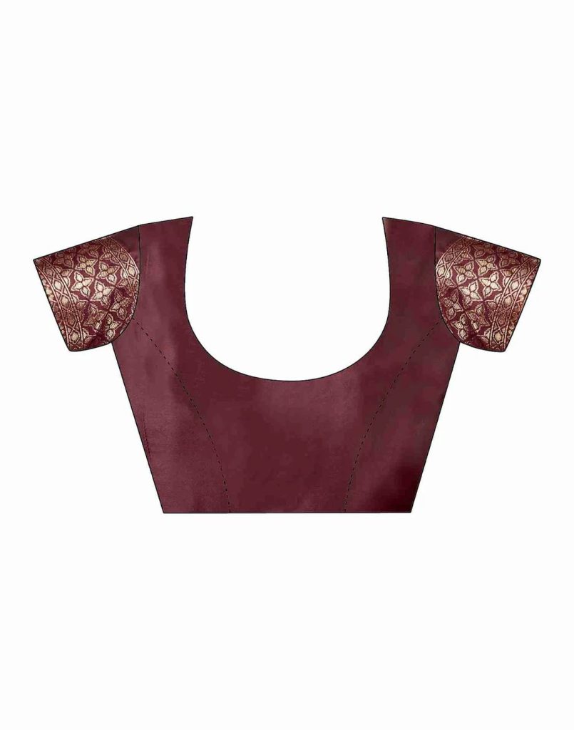 AXONIT Women's Silk Blend Banarasi Jacquard