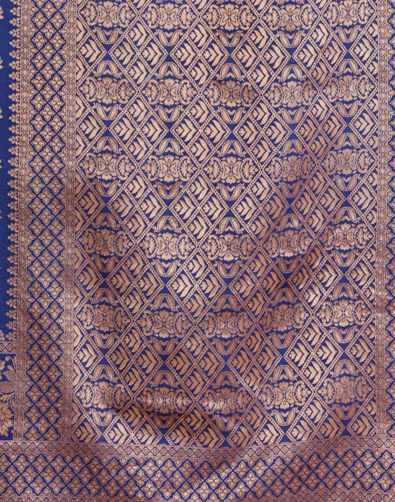 AXONIT Women's Silk Blend Banarasi Jacquard