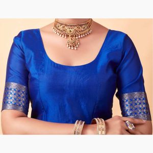 AXONIT Women's Silk Blend Banarasi Jacquard