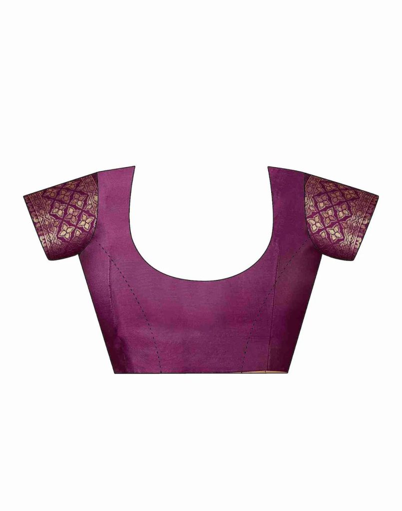 AXONIT Women's Silk Blend Banarasi Jacquard