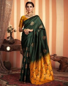AXONIT Women's Premium Soft Silk Saree with
