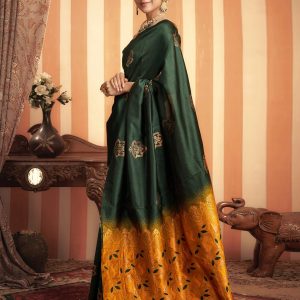 AXONIT Women's Premium Soft Silk Saree with