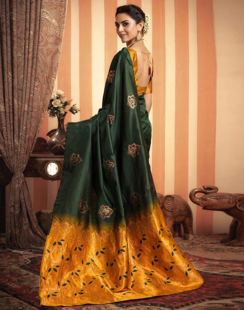 AXONIT Women's Premium Soft Silk Saree with