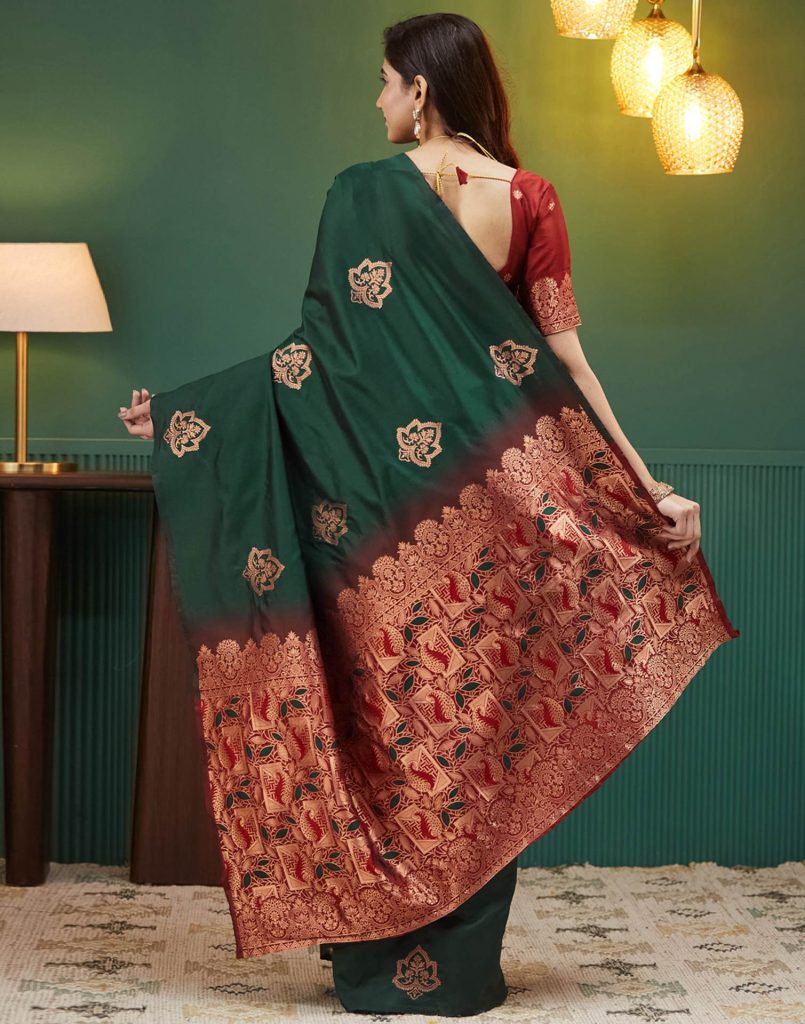 AXONIT Women's Premium Soft Silk Saree with