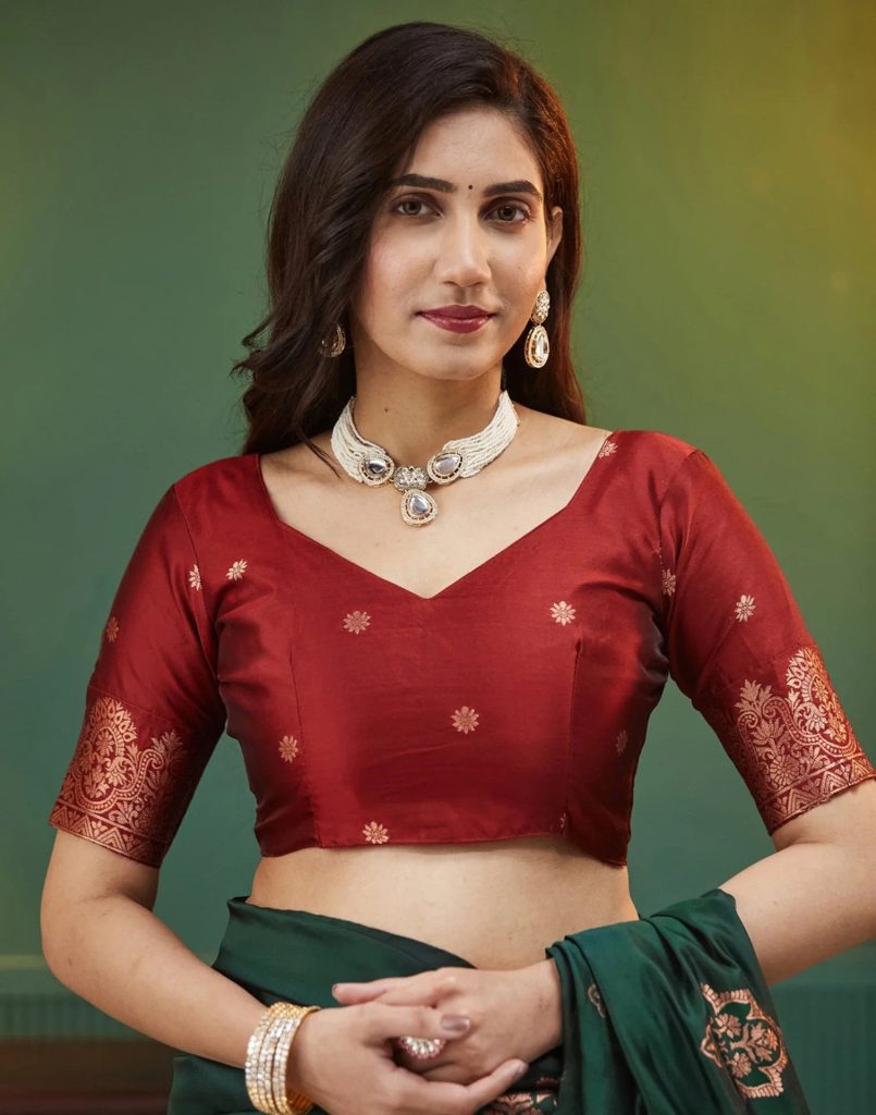 AXONIT Women's Premium Soft Silk Saree with
