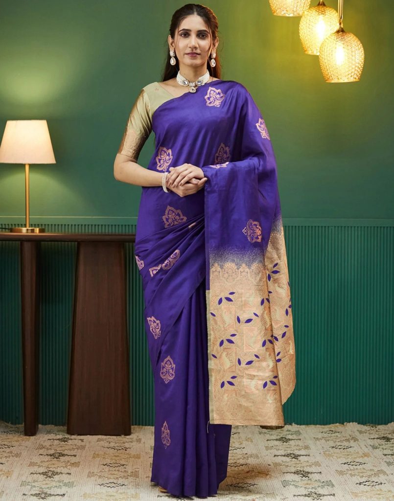 AXONIT Women's Premium Soft Silk Saree with
