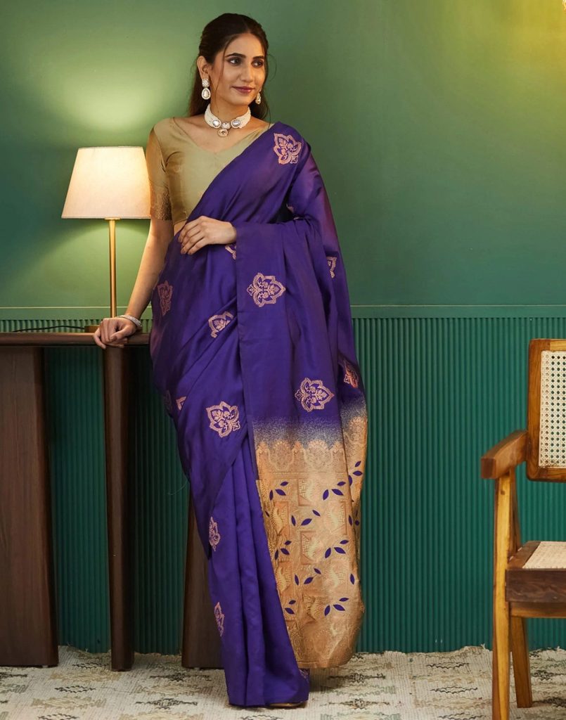 AXONIT Women's Premium Soft Silk Saree with