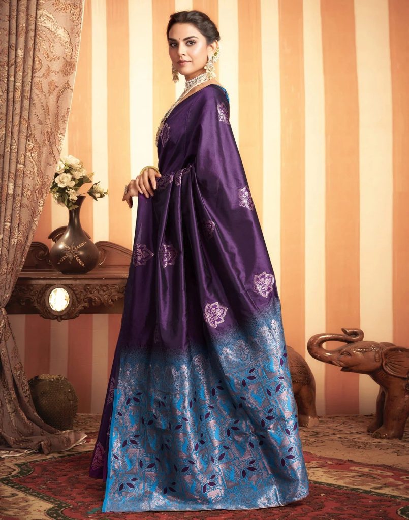 AXONIT Women's Premium Soft Silk Saree with