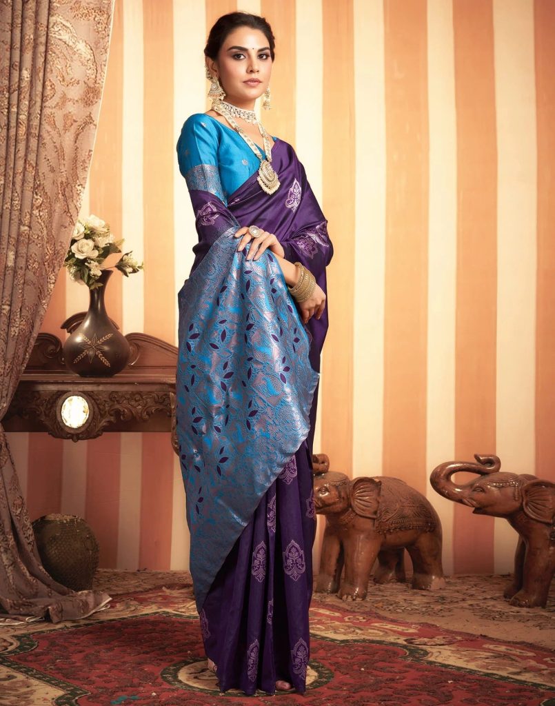 AXONIT Women's Premium Soft Silk Saree with