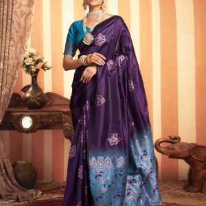 AXONIT Women's Premium Soft Silk Saree with