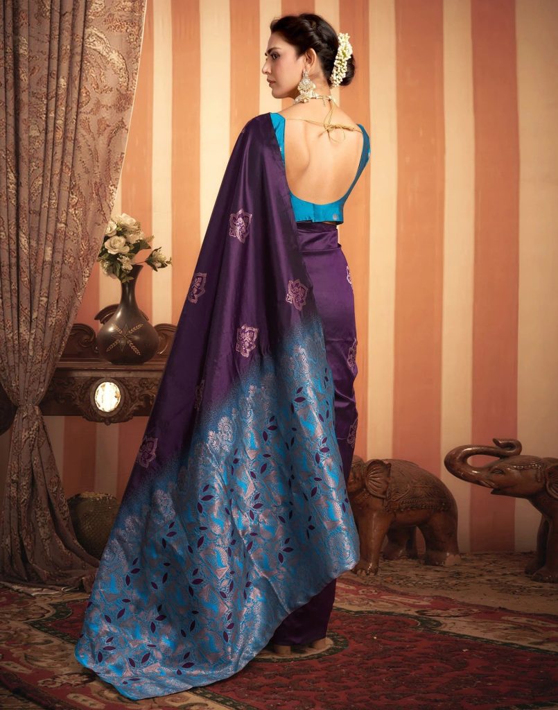 AXONIT Women's Premium Soft Silk Saree with