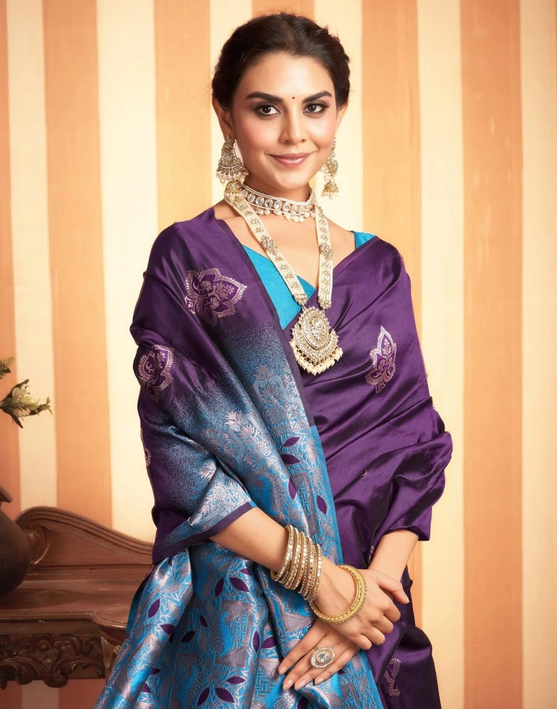 AXONIT Women's Premium Soft Silk Saree with