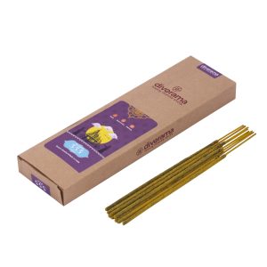 DivoRama Premium 555 Flora Incense Masala Agarbatti - 100% Natural Indian Aroma - Long Lasting 555 Flora Agarbattis for Puja, Meditation, Happy Vibes - 45 Sticks