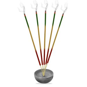 DivoRama Premium Divine Essence Incense Sticks - Deep Sweet Perfume & Belpatra Fragrance-19" long-lasting Aroma Agarbatti to fill every corner with a Spiritual Vibe this Festive Season - 8 Sticks/Pack