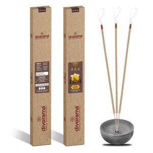 DivoRama Premium Prabhu Milan Incense Sticks - Sweet Floral Fragrance-16" long-lasting Aroma Agarbatti to fill every corner with a Spiritual Vibe this Festive Season - 10 Sticks/Pack