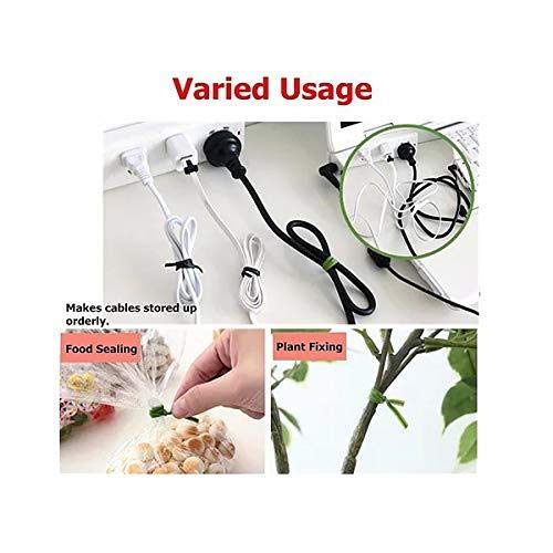 Rashi Collection 30m Garden Twist Tie Spool with Built-In Cutter | Reusable Plastic-Coated Iron Wire for Plant Support, Trellis & Cable Organization | Weather-Resistant Green
