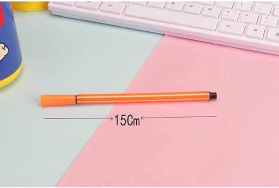 Rashi Collection 12-Color Washable Acrylic Marker Set | Water-Based, Non-Toxic Paint Pens for Kids | Vibrant Opaque Colors with Protective Purple Storage Capsule | Ideal for School Crafts, DIY & Canvas